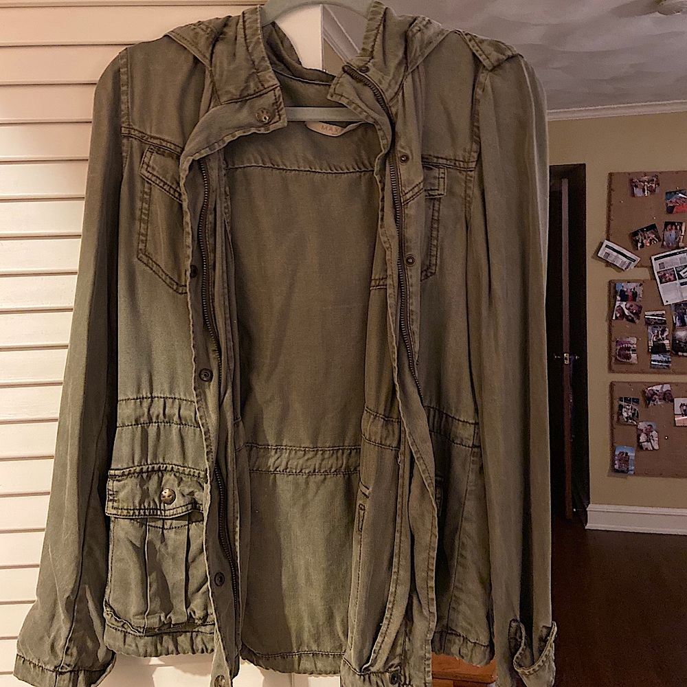 army green jacket